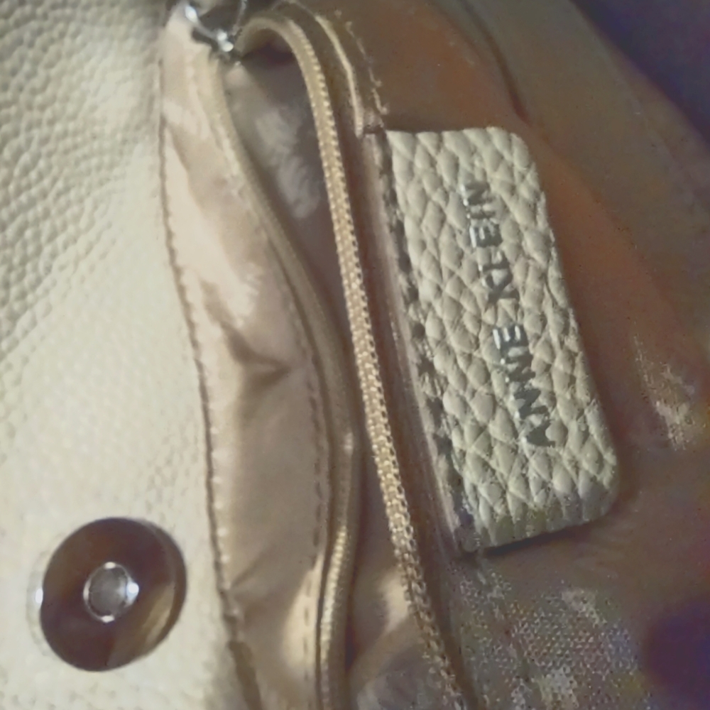 Anne Klein Taupe A-line Hobo P38 - Picture 6 of 10